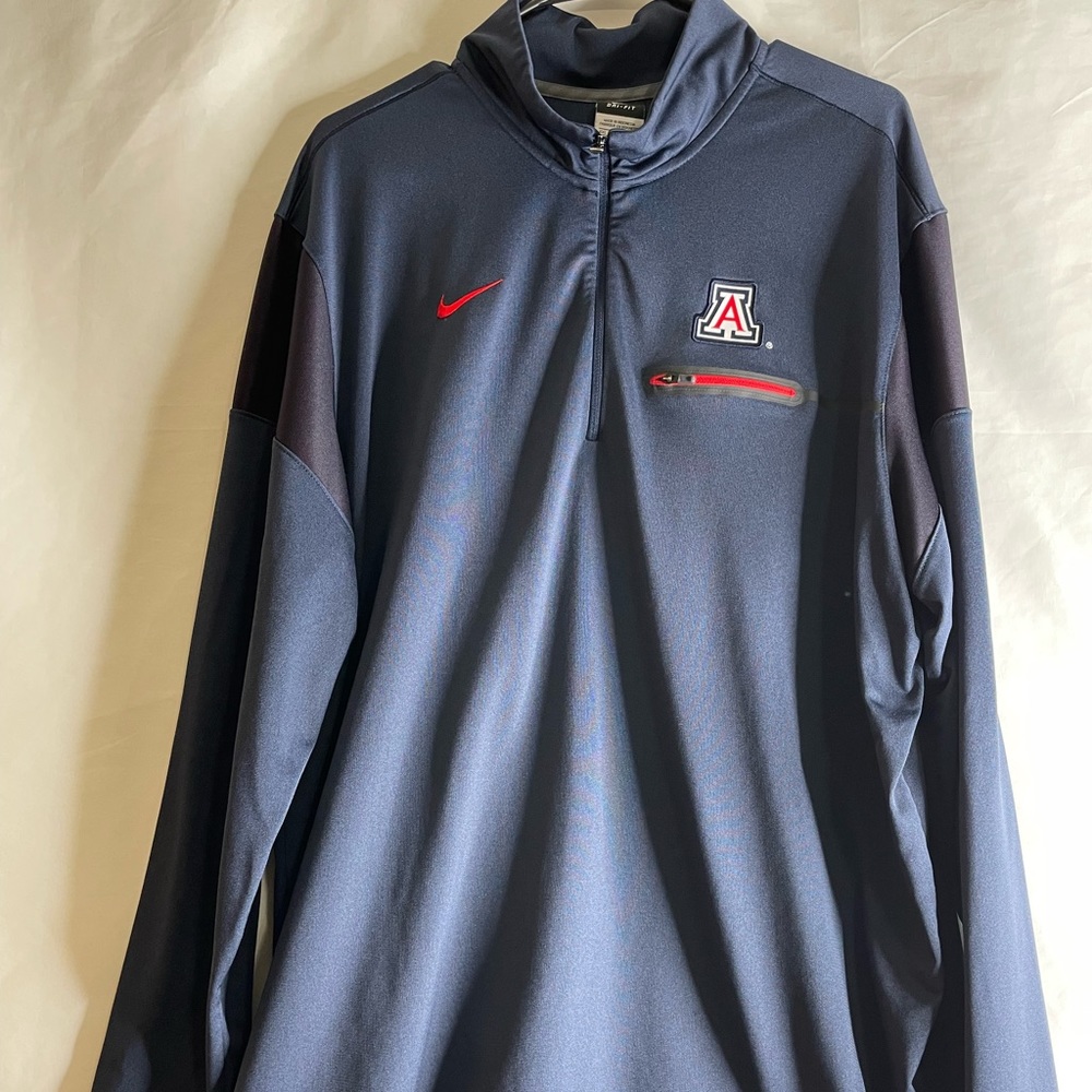 Men’s Nike Arizona Wildcats Logo performance quarter-Zip Training Jacket
